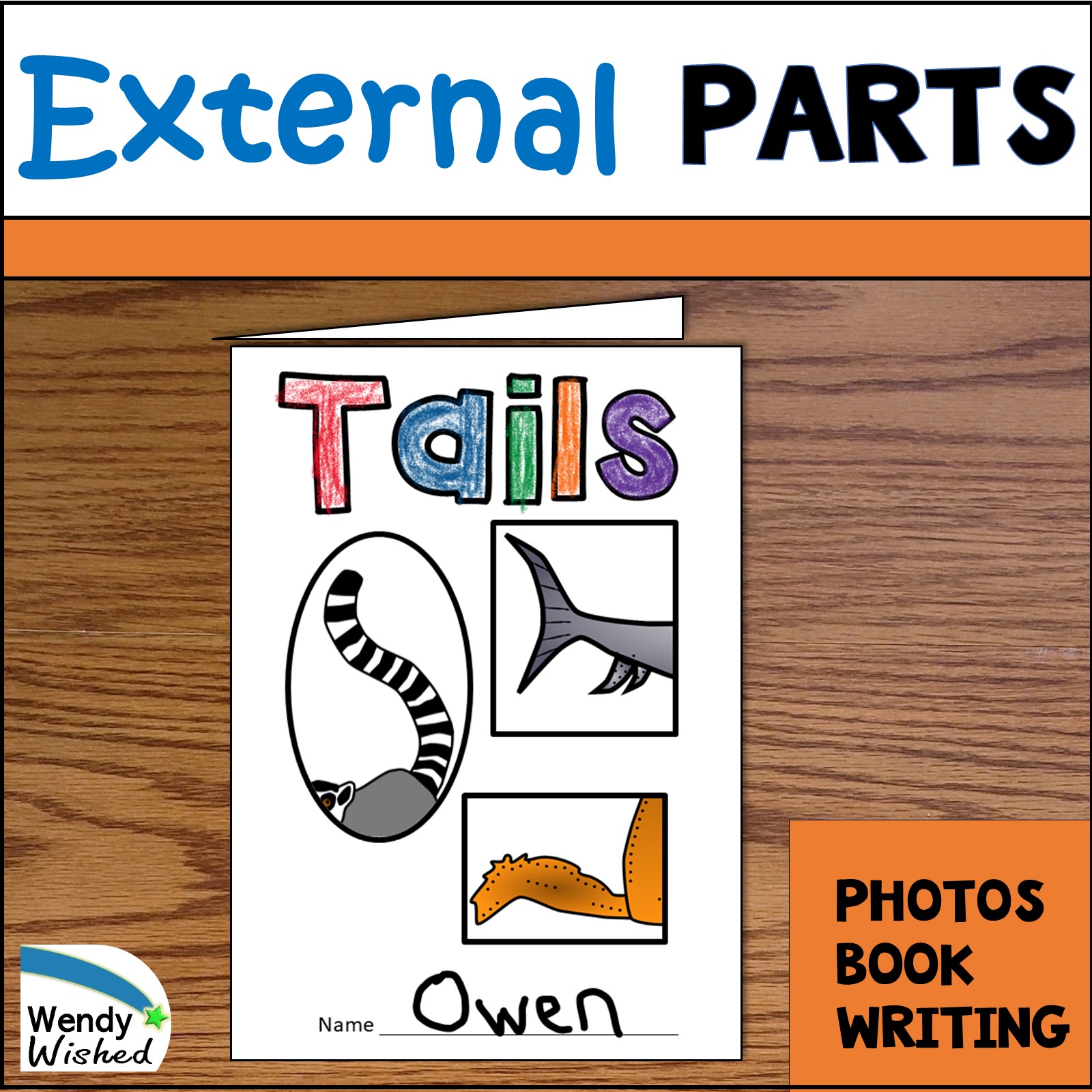 Tails External Parts Science Resource
