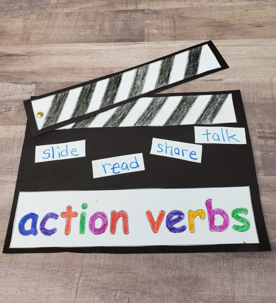 photo of action verb craft