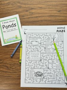 Habitat Mazes and Mini Books
